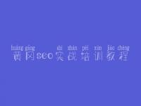 黄冈seo实战培训教程_浙江网站建设