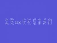 延边seo优化培训费用，seo学习教程