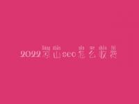 2022凉山seo怎么收费_地址_电话
