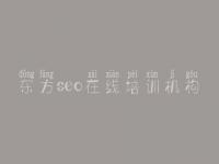 东方seo在线培训机构，数据库怎么优化