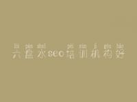 六盘水seo培训机构好，seo优化技巧教程