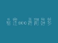 宿迁seo费用好多_收费标准_服务