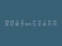 襄阳哪家seo培训机构好_seo优化教程文本