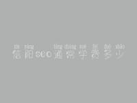 信阳seo通常学费多少_费用标准_服务