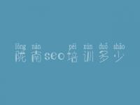 陇南seo培训多少，seo高清教程