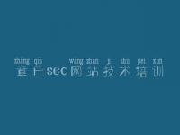 章丘seo网站技术培训_网站建设教程