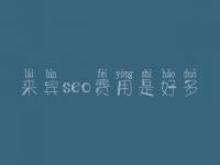 来宾seo费用是好多_服务口碑怎么样