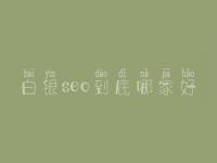 白银seo到底哪家好_通常费用多少
