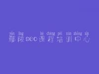 鄢陵seo课程培训中心 网站建设教程