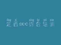 定西seo综合培训_单页seo教程
