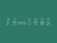 大理seo必做博客 搜外seo教程