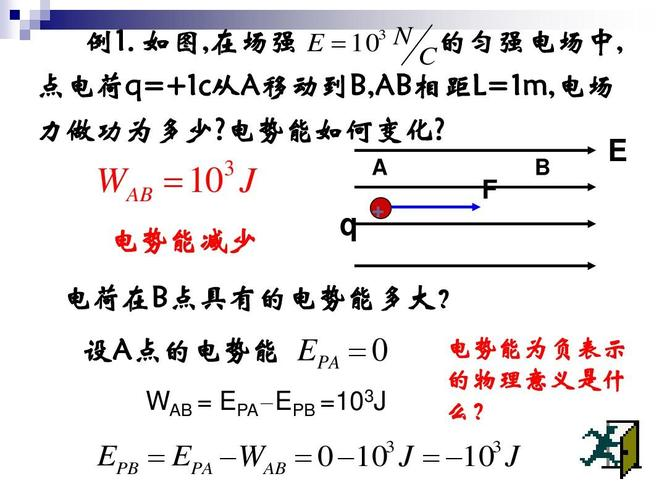 电势能的公式