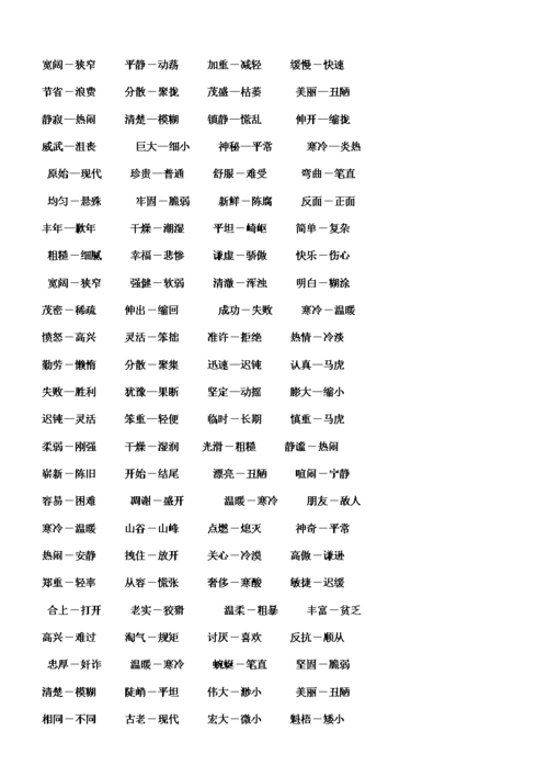 静寂的反义词