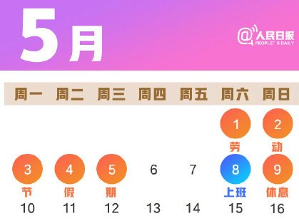 五一怎么休息