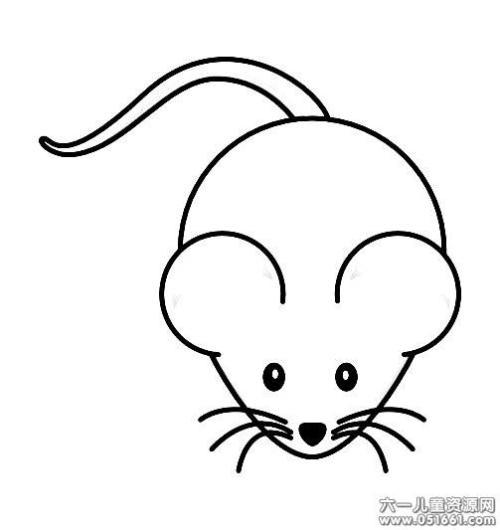 小老鼠简笔画