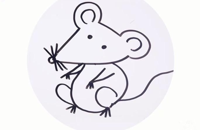 小老鼠简笔画