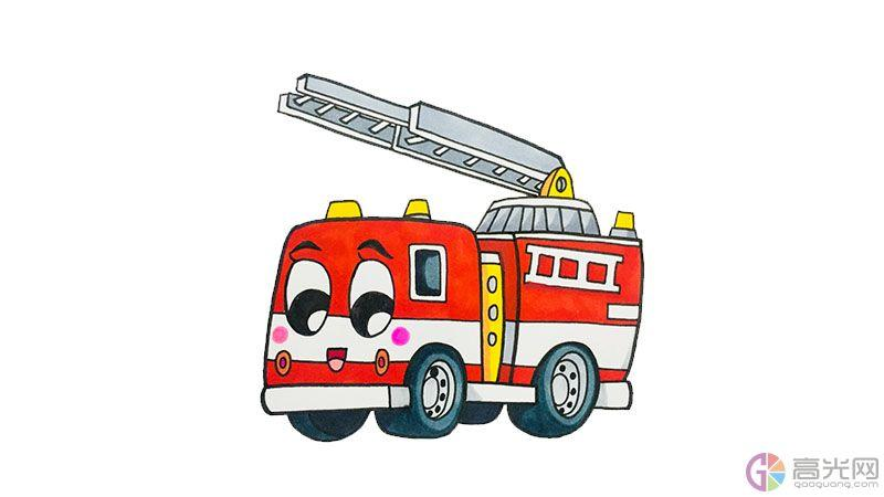 消防车简笔画