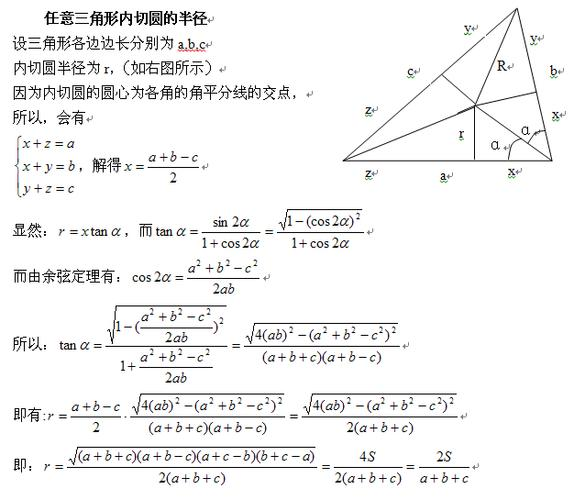 圆的半径公式