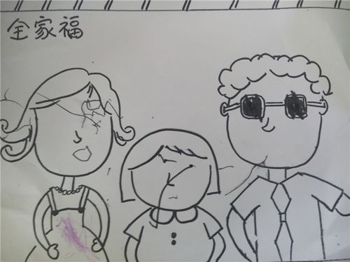 全家福简笔画