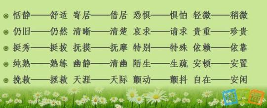 奇妙的近义词