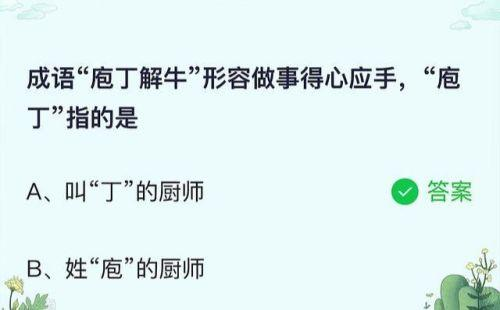 庖丁解牛读音