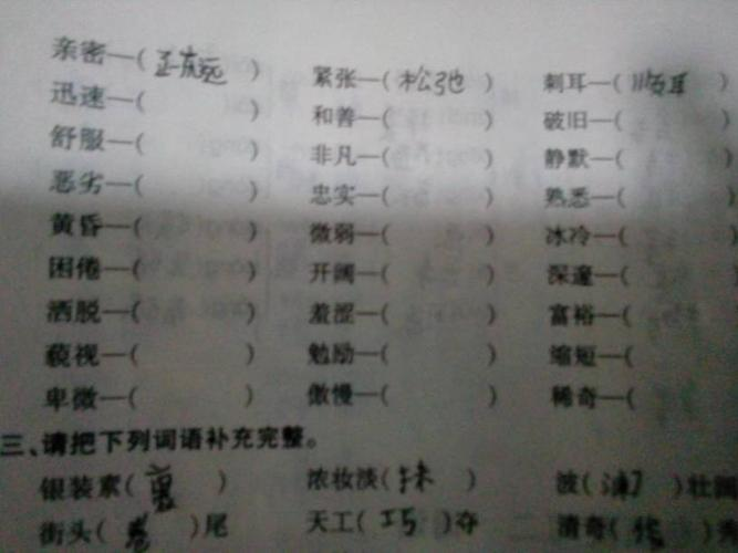 渺小的反义词