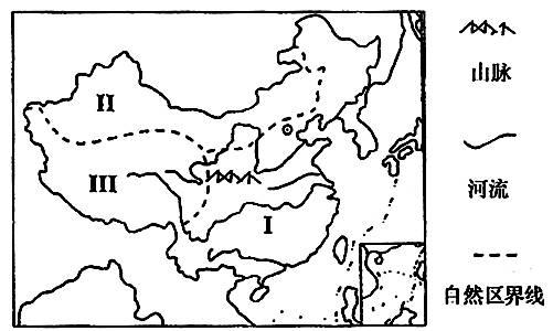 中国三大自然区