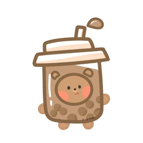 可爱奶茶简笔画