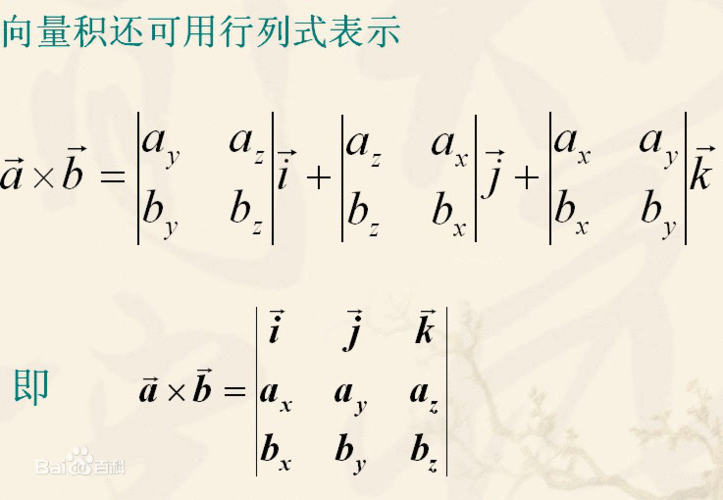 向量积右手定则