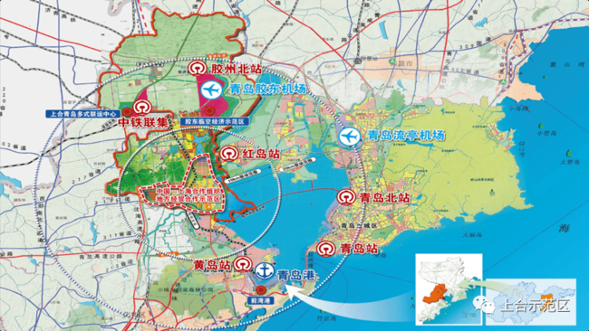 青岛站在哪个区