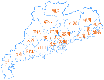 广东省多少个市